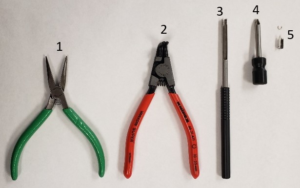 Recommended tools for Pipet-Lite Counter Assembly Replacement