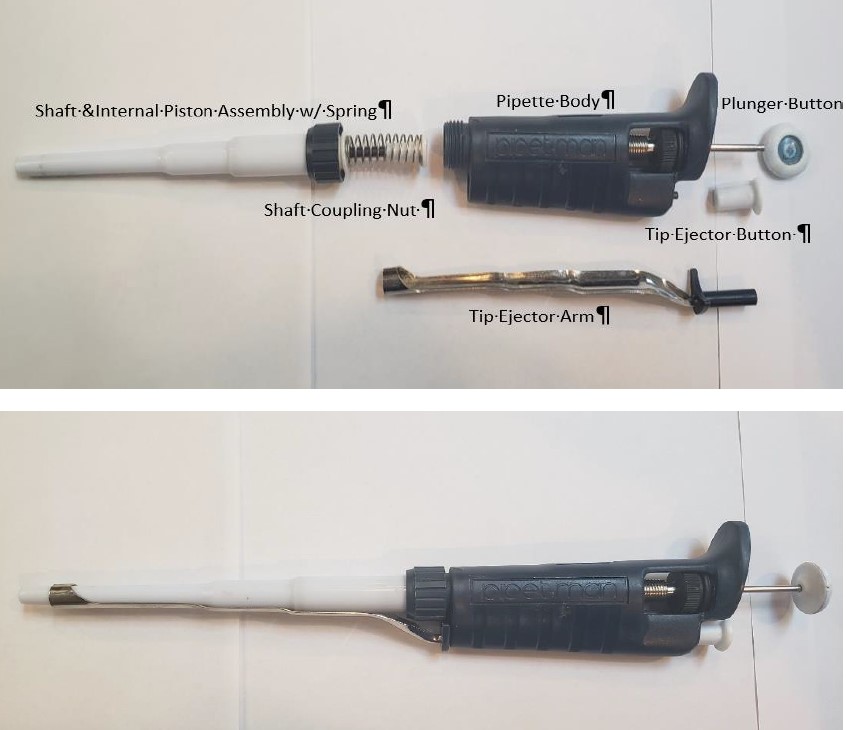 Reassembled Gilson Pipetman