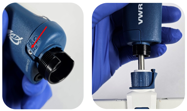 reassembling the Pipetman M / VWR Electronic