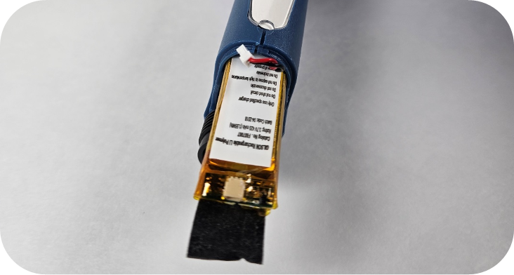 battery orientation in the Pipetman M / VWR Electronic