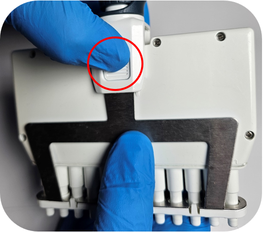 Removing Pipetman tip ejector